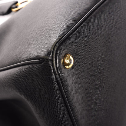 Prada Saffiano Lux Large Tote Nero Black 9 of 13