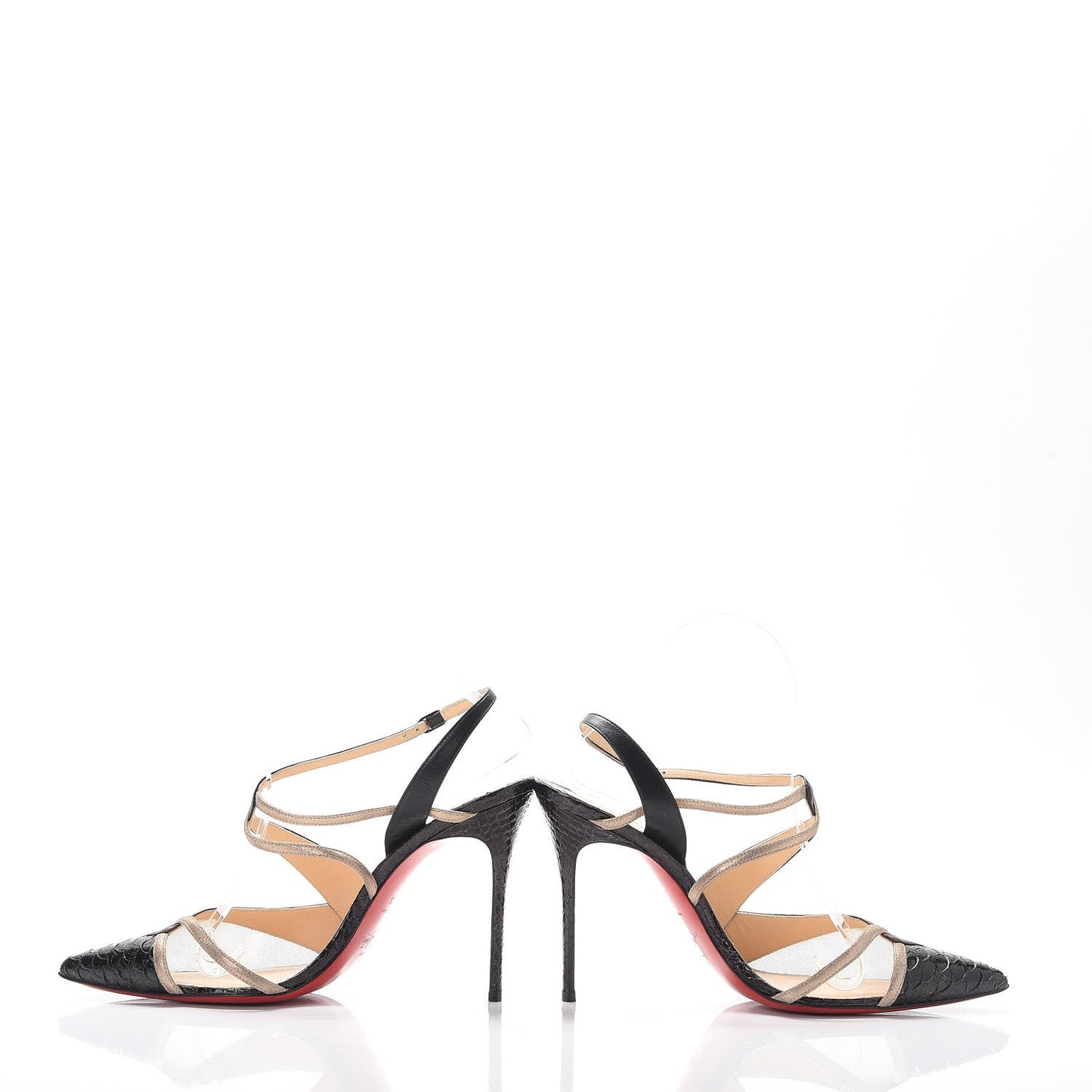 Python Kid Suede Mesh Evoluta 100 Pumps 38.5 Multi