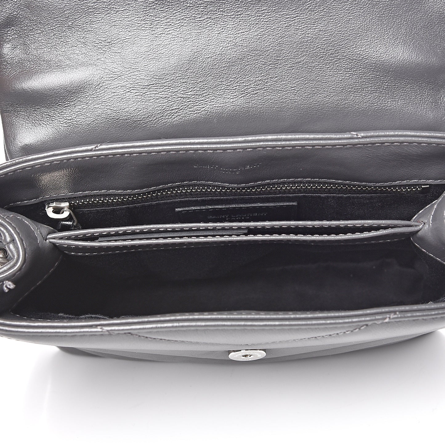 Calfskin Y Quilted Monogram Toy Loulou Crossbody Bag Storm