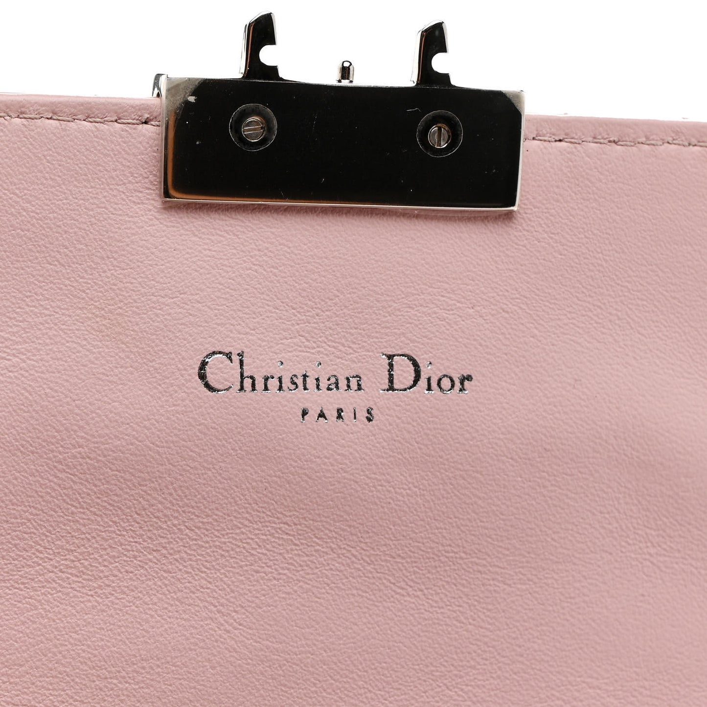 Patent Cannage Miss Dior Promenade Pouch Pink