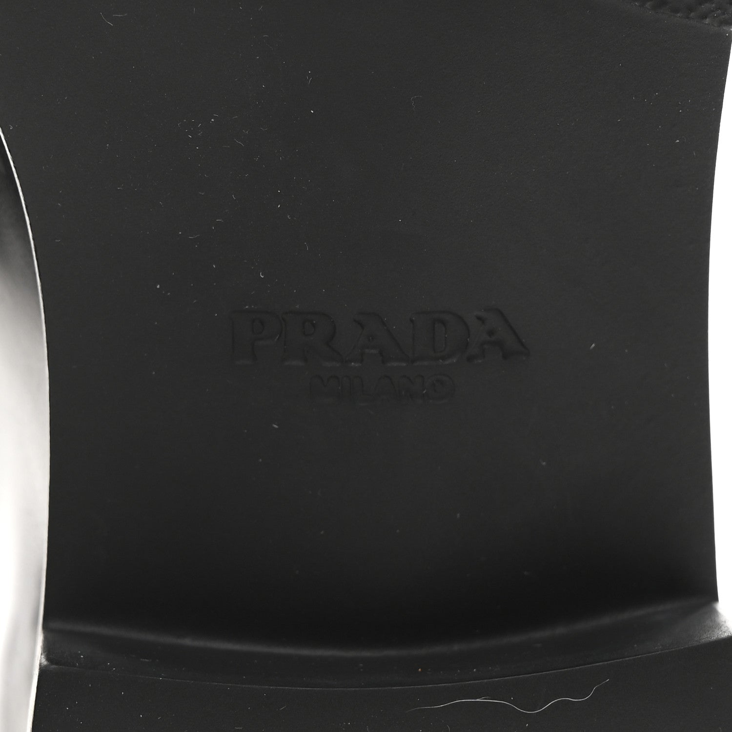 Prada Spazzolato Loafers 37.5 Black 7 of 10