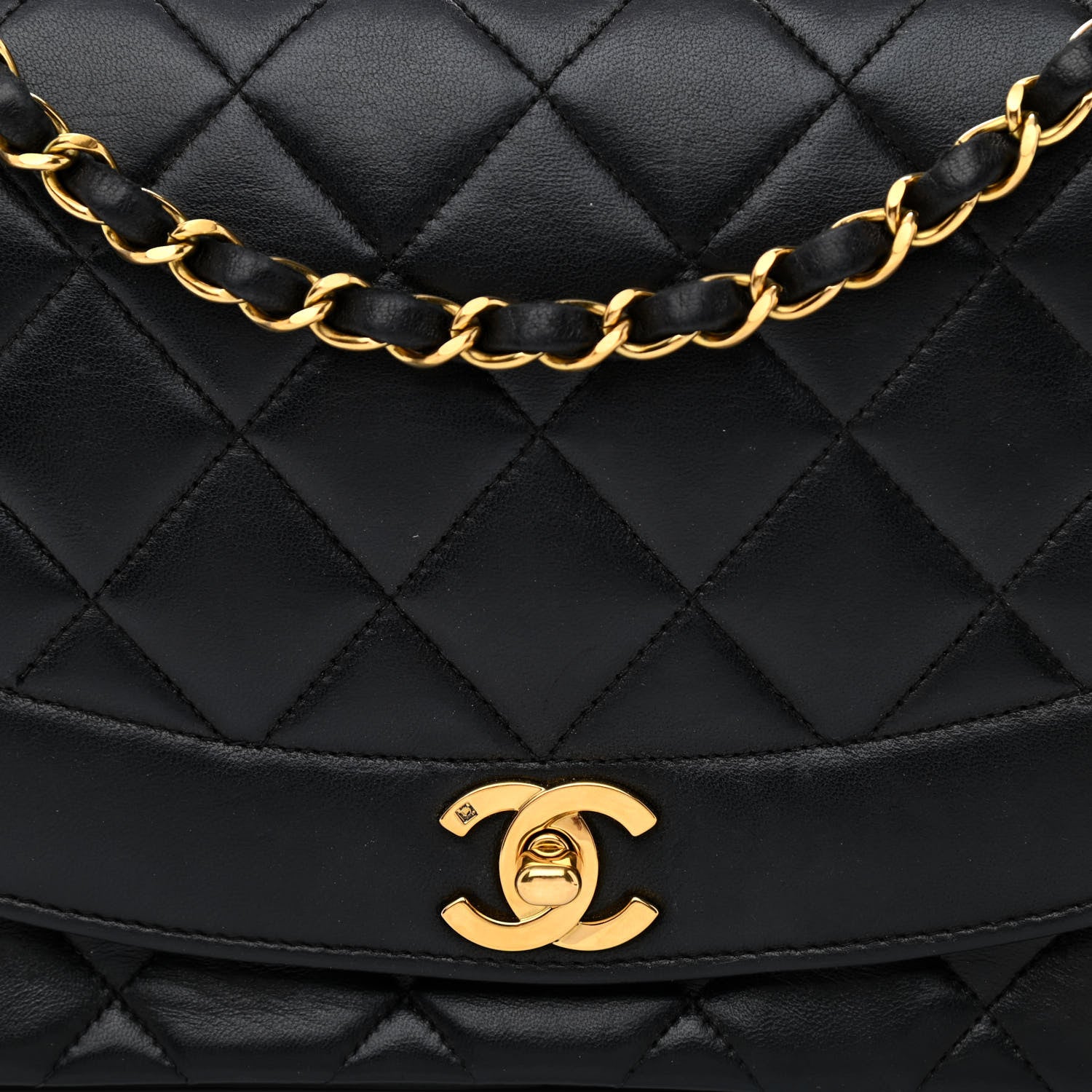 Chanel Lambskin Quilted Medium Single Flap Black 10 of 16
