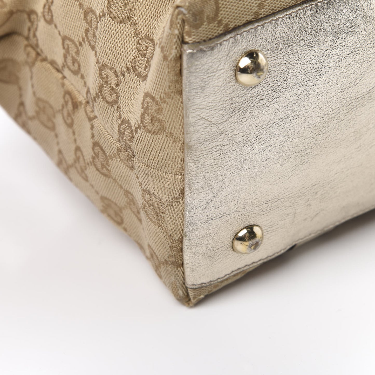 Monogram Medium Abbey Tote Metallic