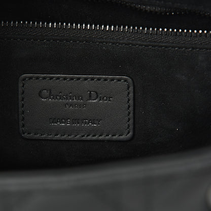 Christian Dior Ultra Matte Calfskin Cannage Medium Lady Dior Black 5 of 16
