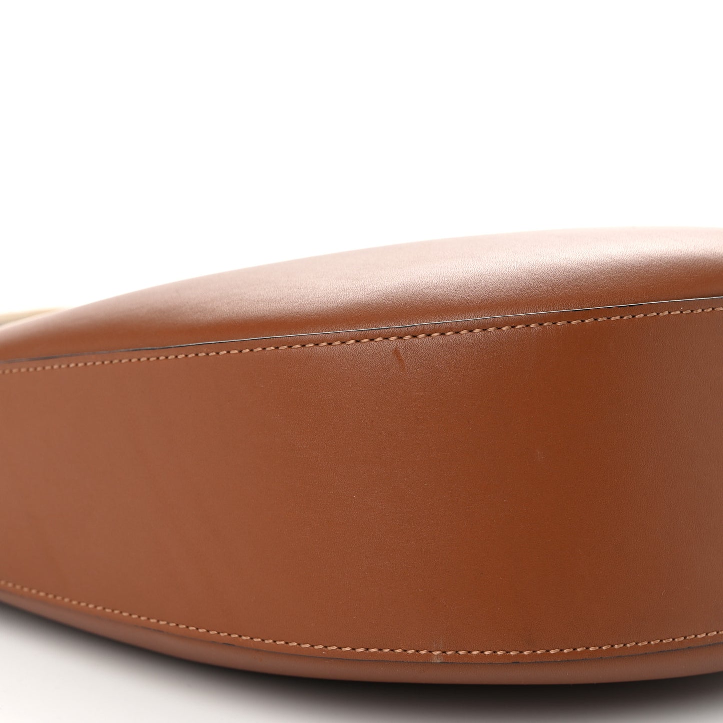 Satin Calfskin Jacquard Luna Bag Pecan