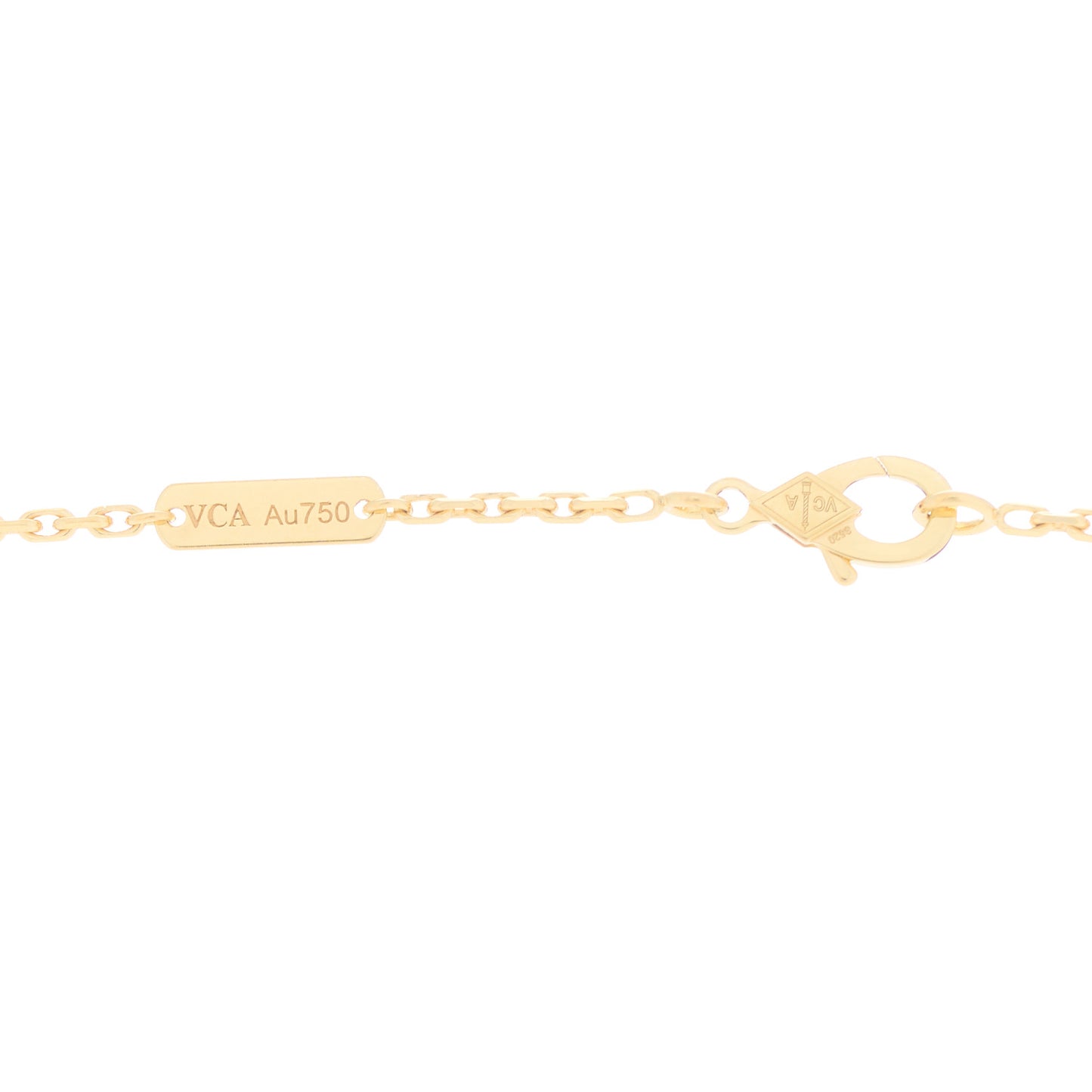 18K Yellow Gold Mother of Pearl Magic Alhambra Long Necklace