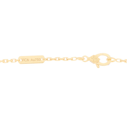 Van Cleef & Arpels 18K Yellow Gold Mother of Pearl Magic Alhambra Long Necklace 4 of 4