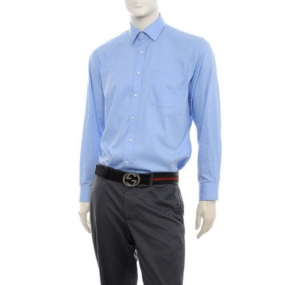Gucci Calfskin Web Interlocking G Belt 105 42 Black 2 of 8