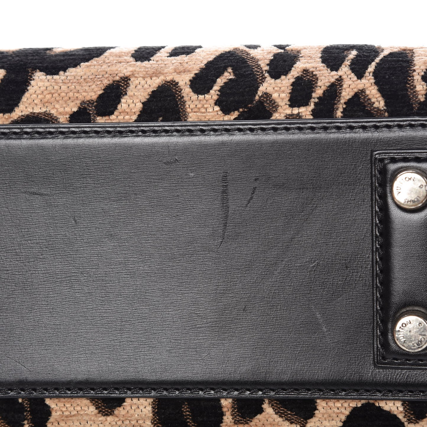 Jacquard Velvet Leopard Print Stephen Sprouse Baby Bag