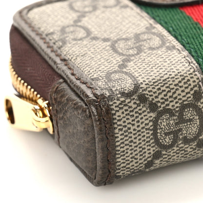 Gucci GG Supreme Monogram Web Ophidia Playing Card Case Beige New Acero 8 of 10