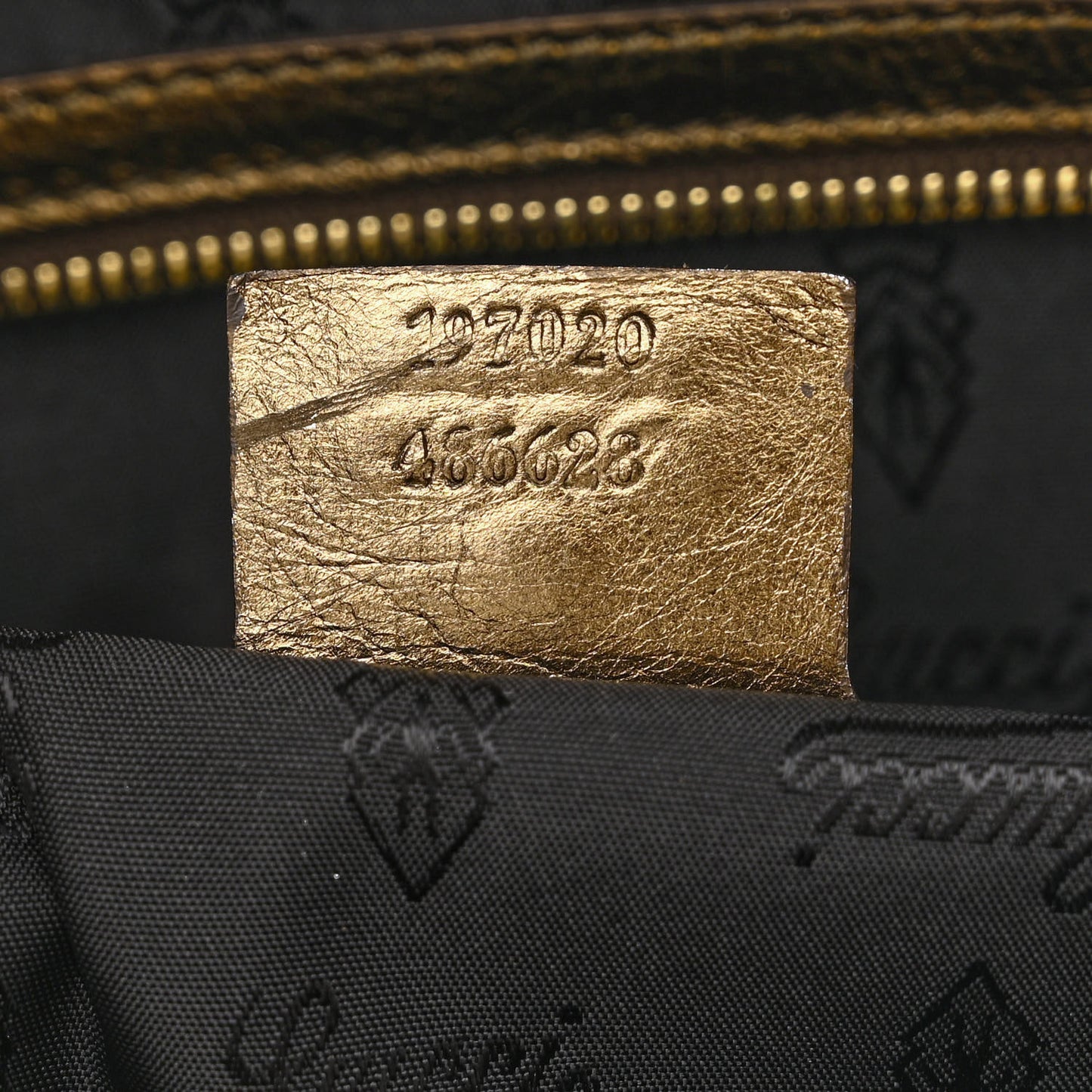 Metallic Medium Hysteria Tote Bronze