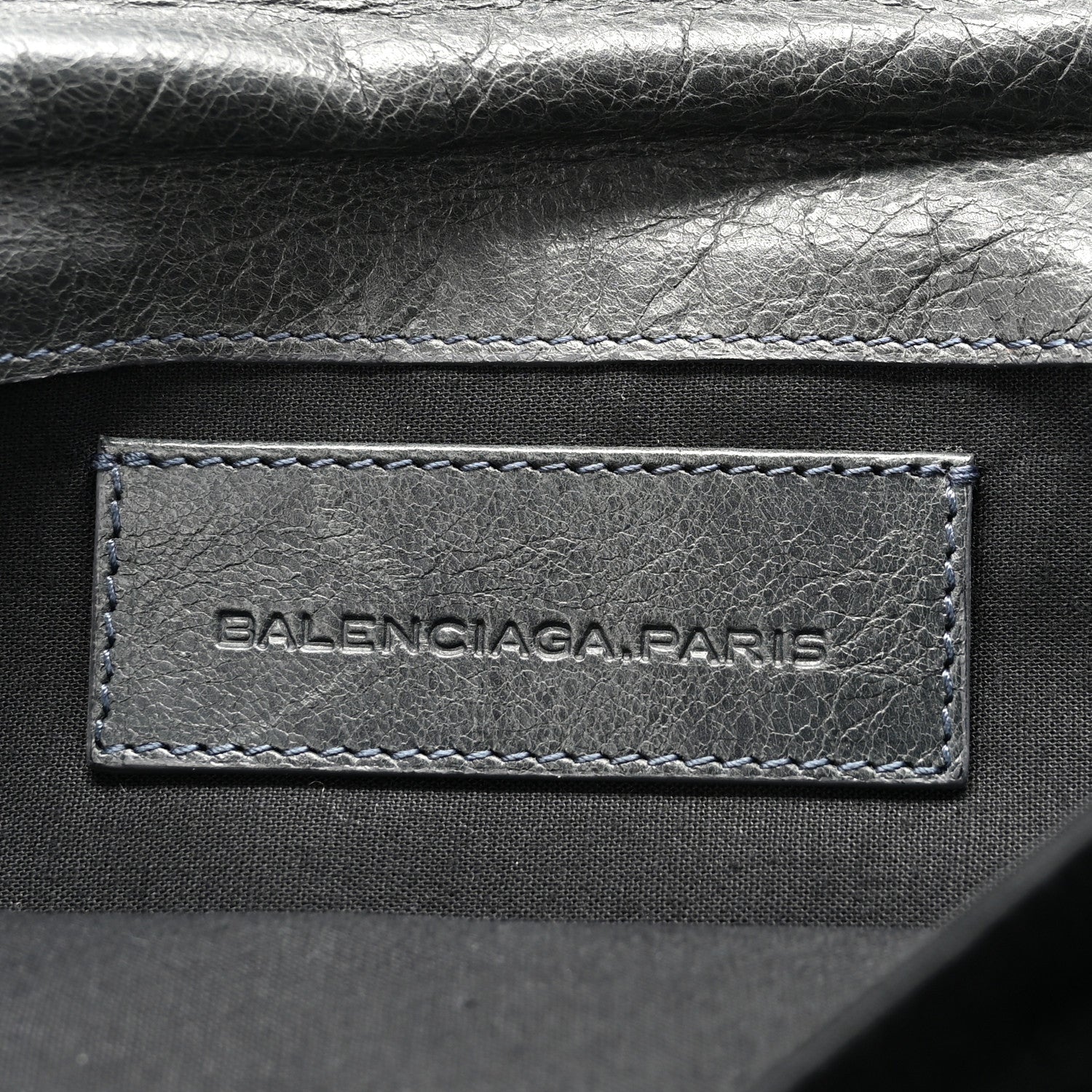 Balenciaga Agneau Giant 21 Rose Gold Hardware Envelope Clutch Anthracite 6 of 7