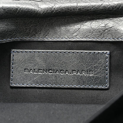Balenciaga Agneau Giant 21 Rose Gold Hardware Envelope Clutch Anthracite 6 of 7