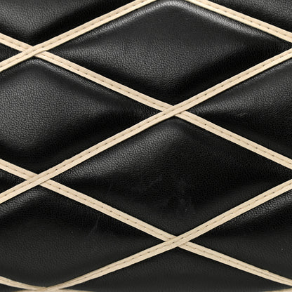 Louis Vuitton Lambskin Malletage Doc PM Black Natural 13 of 16