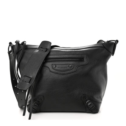 Balenciaga Grained Calfskin Black Hardware Small Neo Classic Hobo Black 1 of 13