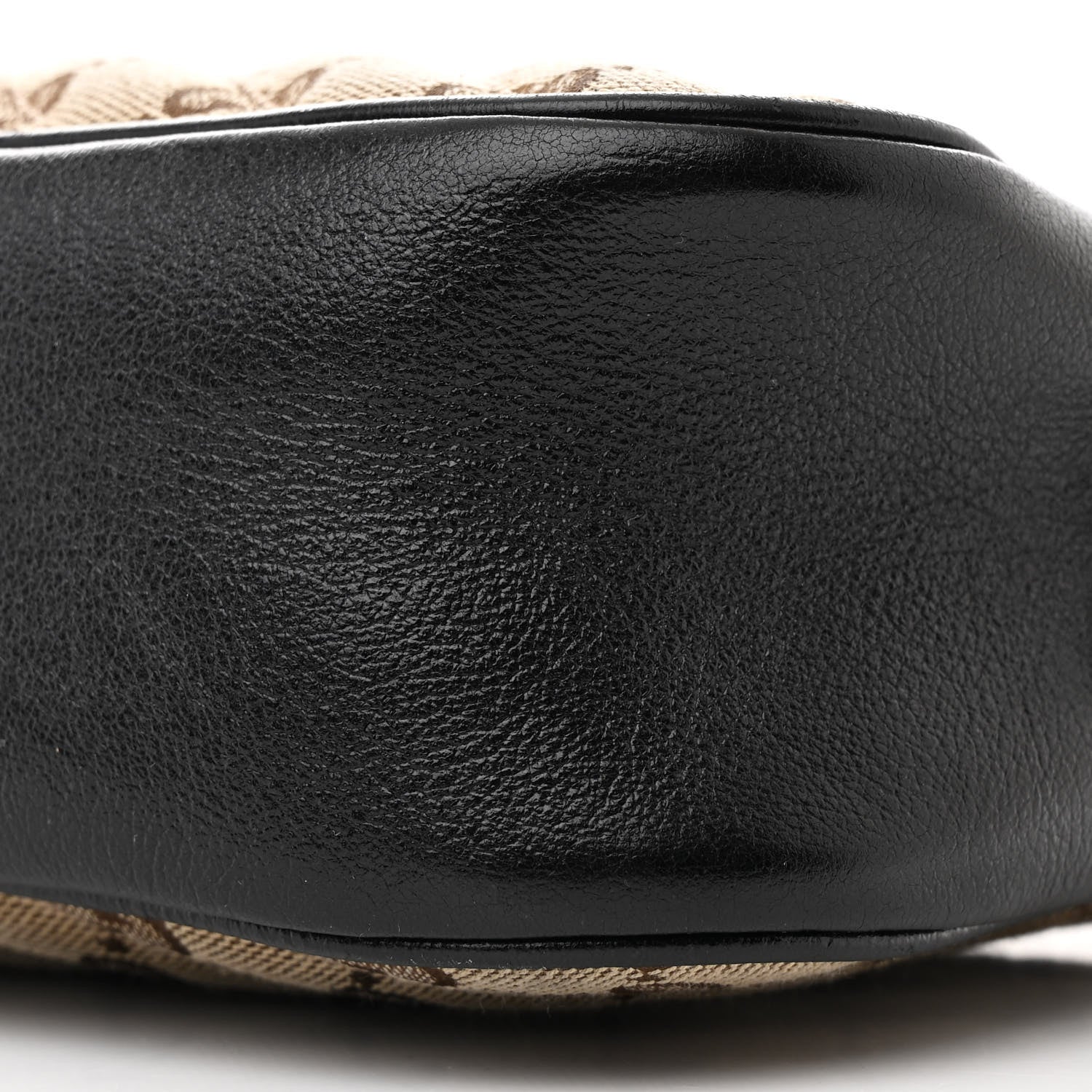 Gucci Monogram Matelasse Diagonal Small GG Marmont Chain Shoulder Bag Beige Black 10 of 10