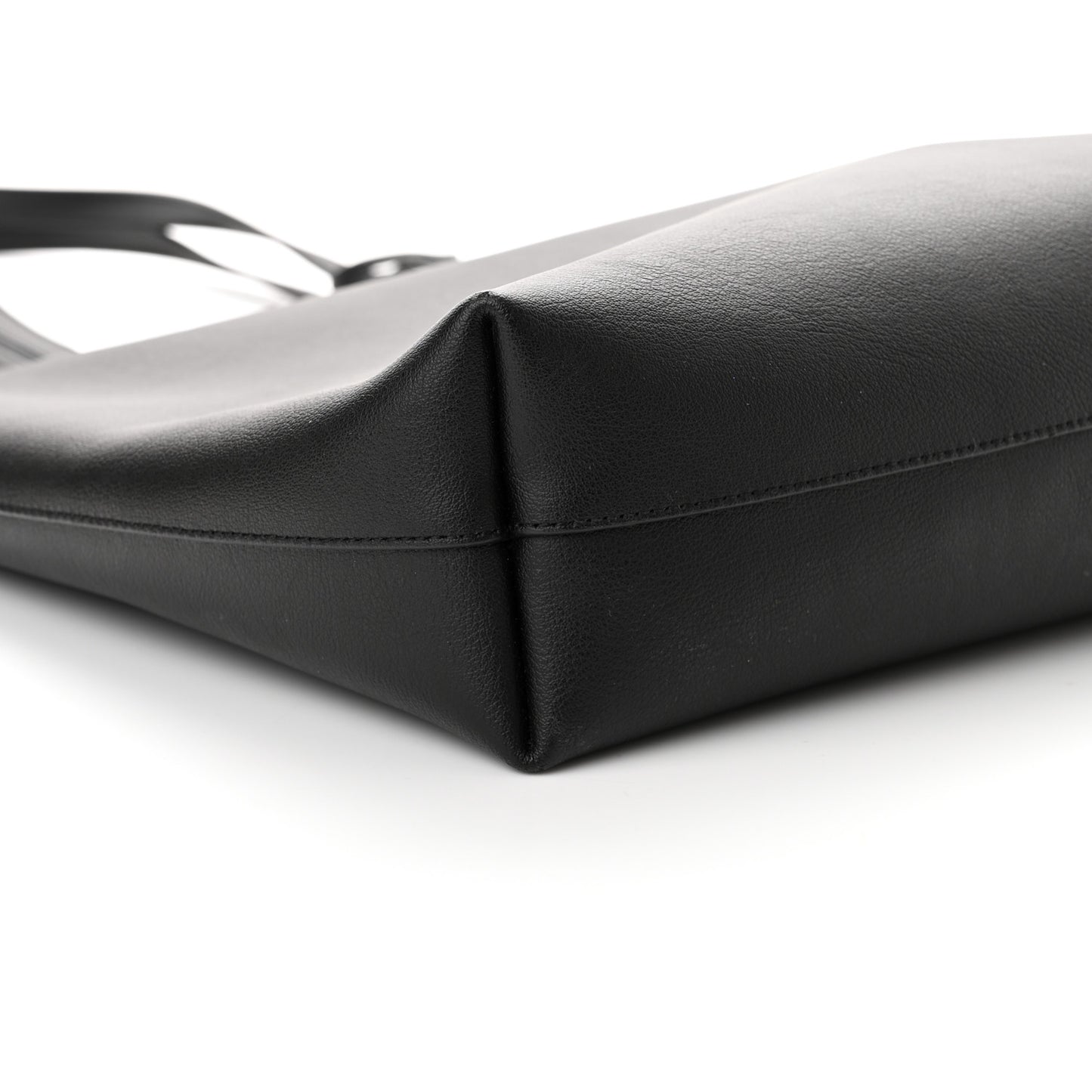 Calfskin Toy Shopping Tote Black