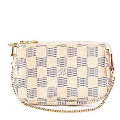 Louis Vuitton Damier Azur Mini Pochette Accessories 1 of 8