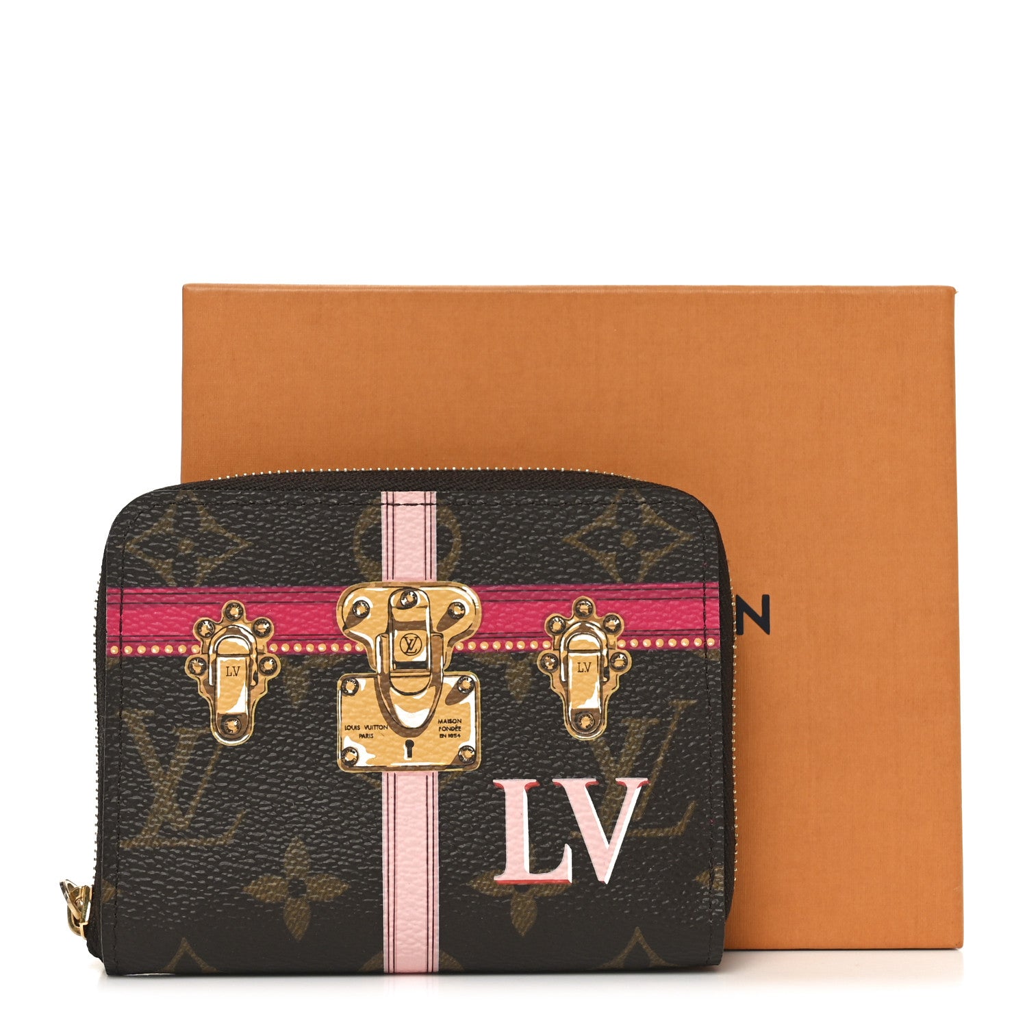 Louis Vuitton Monogram Summer Trunks Zippy Coin Purse 7 of 7