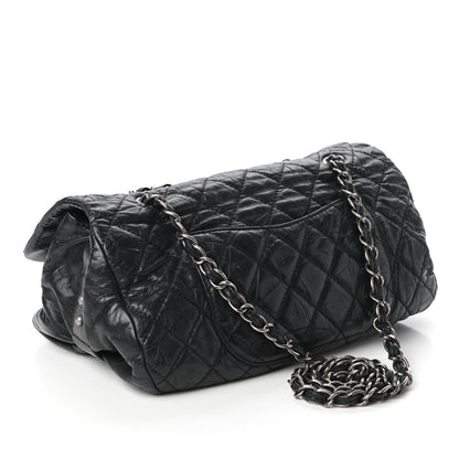 Chanel Distressed Lambskin Quilted Flap Black 3 of 10