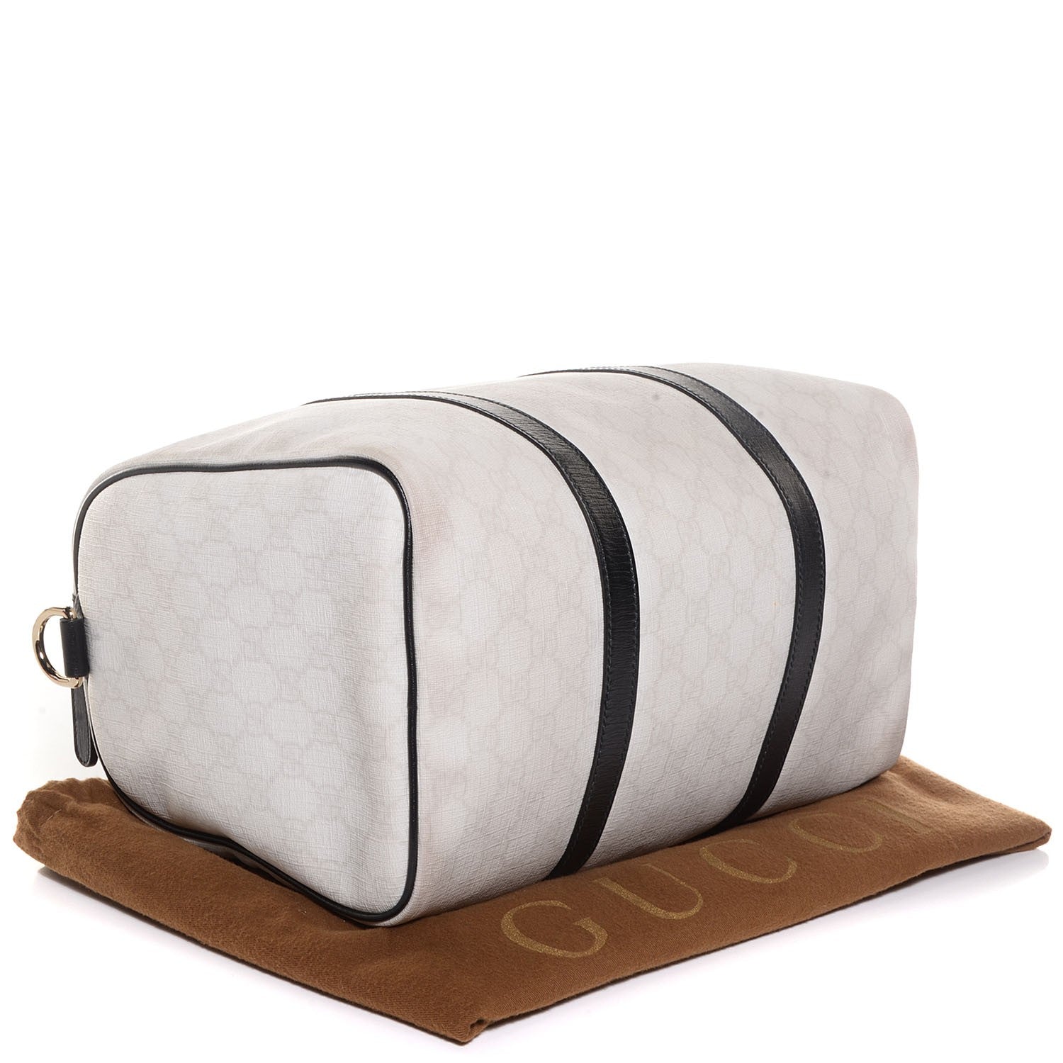 Gucci GG Plus Monogram Medium Joy Boston White Black 4 of 7