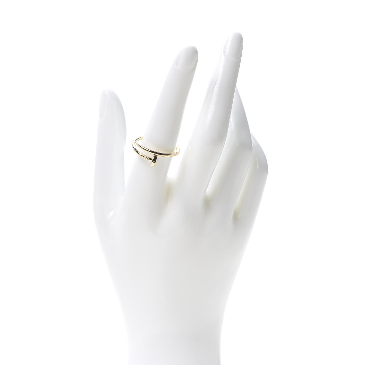 Cartier 18K Yellow Gold Small Juste Un Clou Ring 59 8.75 2 of 7
