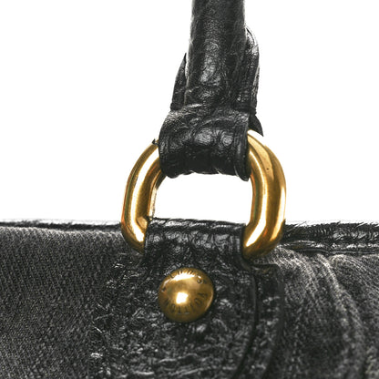 Louis Vuitton Denim Neo Cabby MM Black 10 of 10