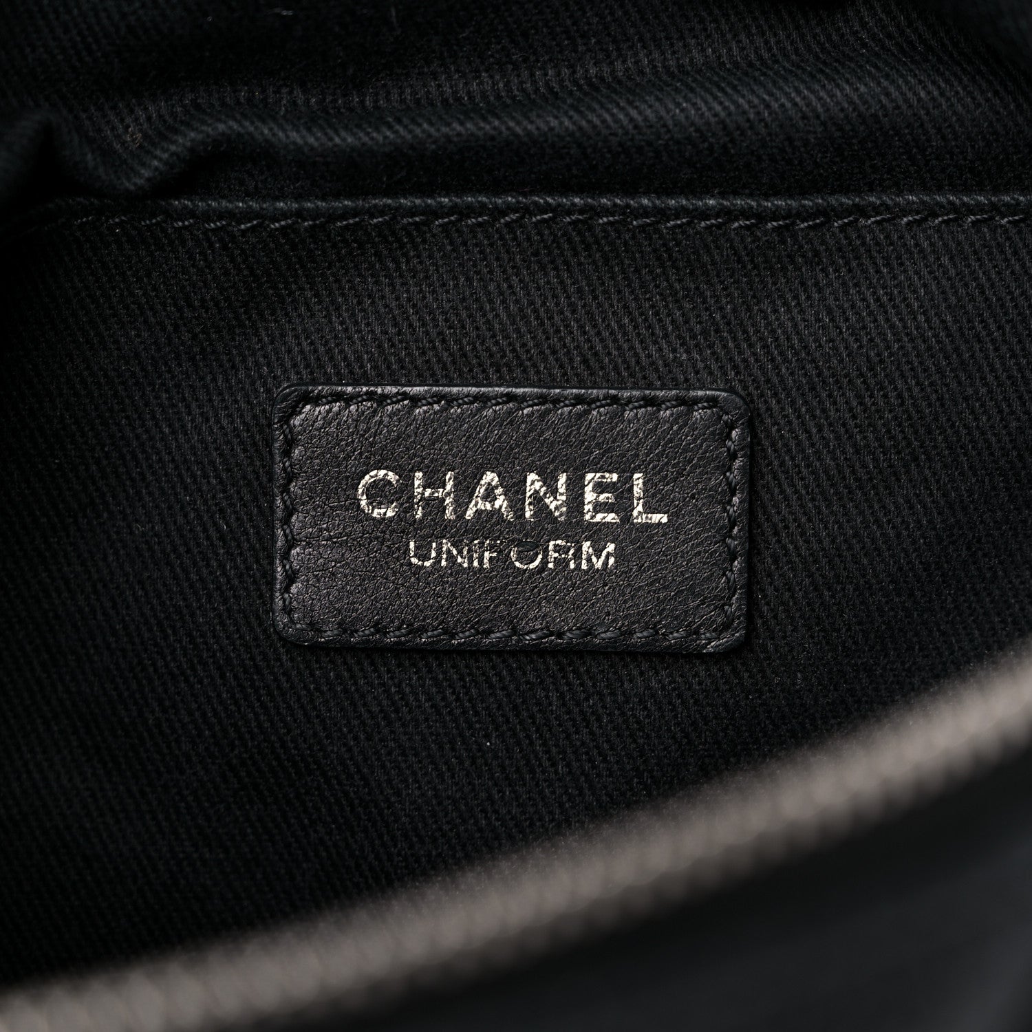 Chanel Grained Calfskin Quilted Waist Belt Bag Black 6 of 10