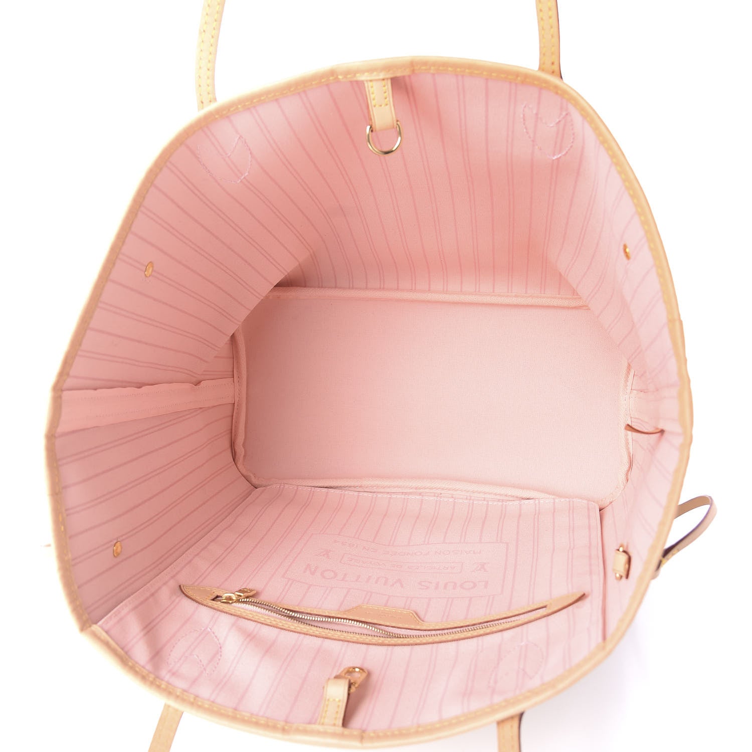 Louis Vuitton Damier Azur Neo Neverfull MM Rose Ballerine 5 of 12