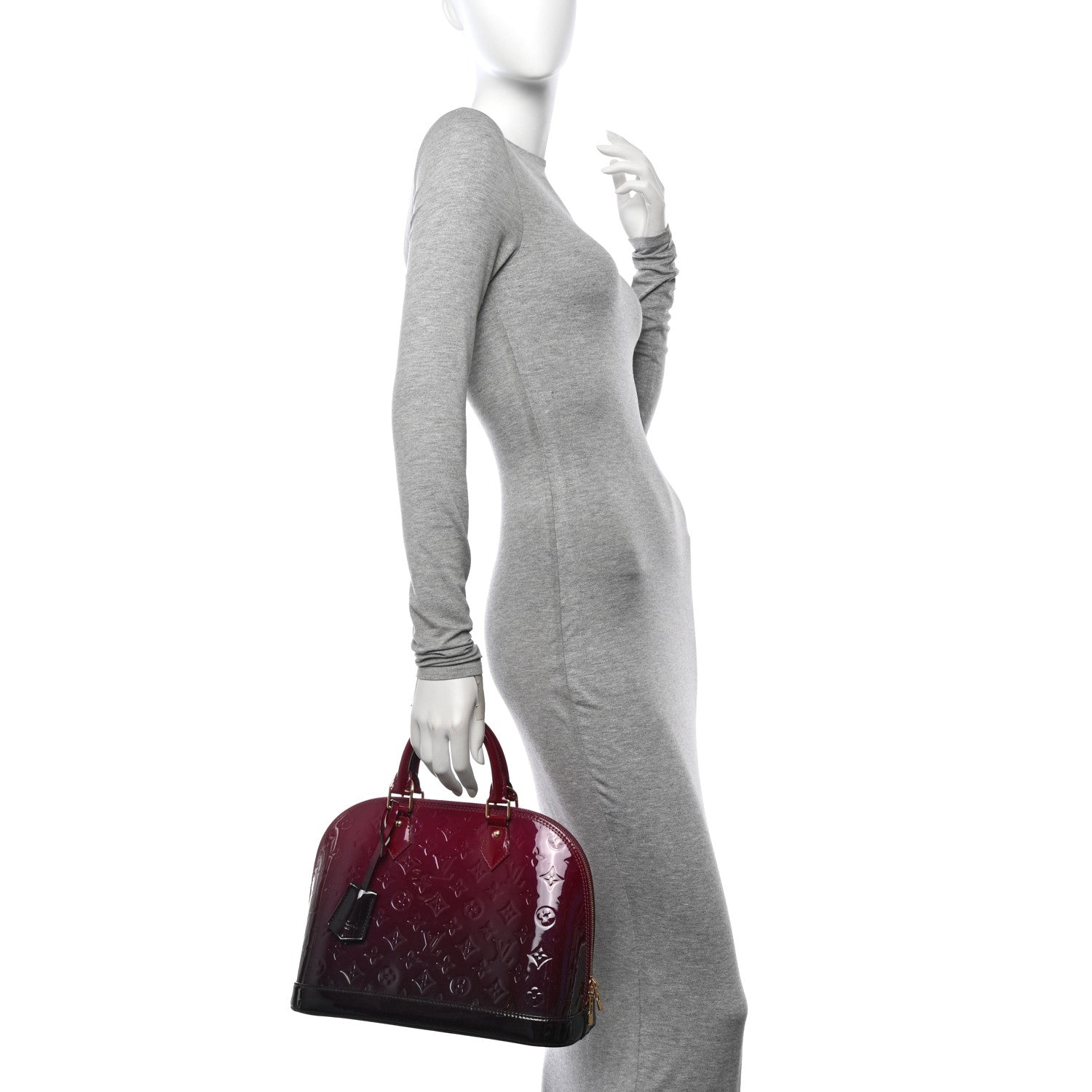 Louis Vuitton Vernis Degrade Alma PM Magenta 2 of 11