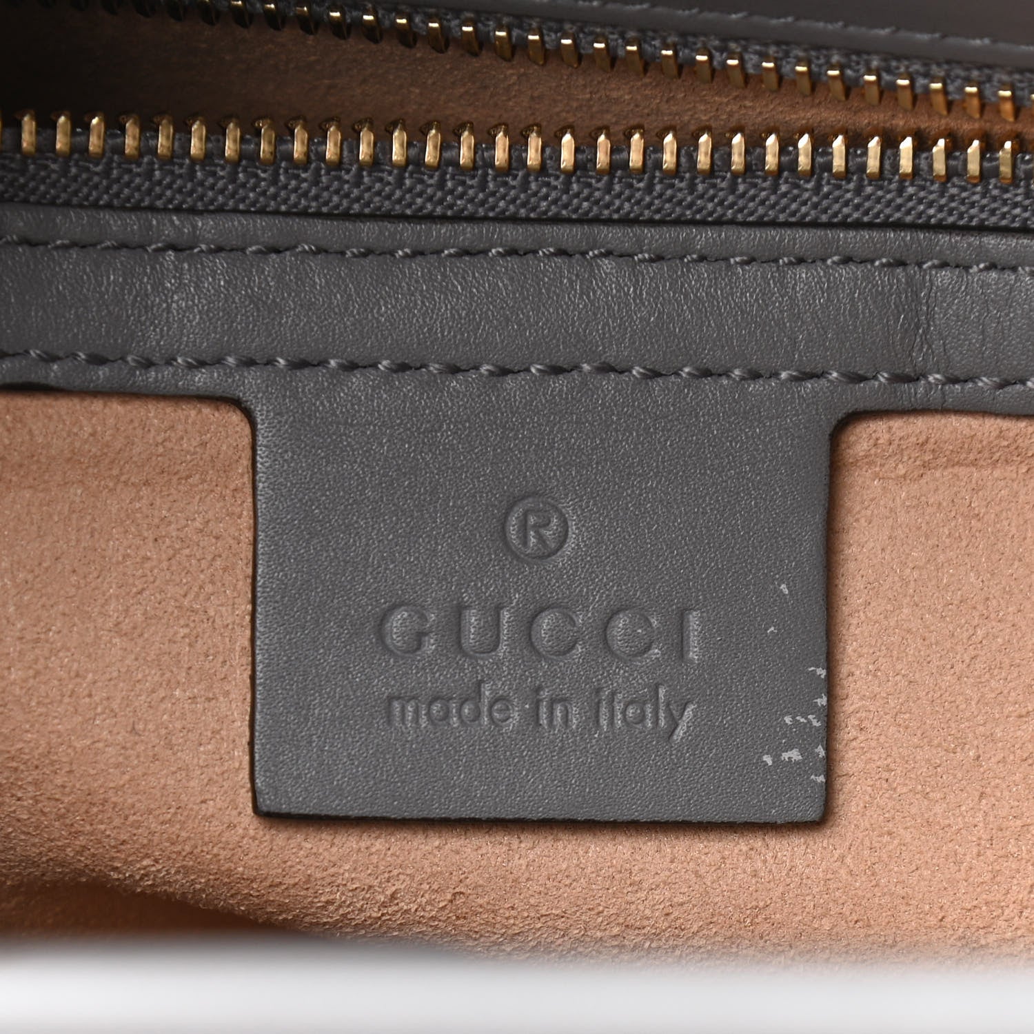 Gucci Nappa Bamboo Web Small Nymphaea Top Handle Bag Deep Grey Mystic White 6 of 14