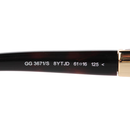 Gucci Bamboo Sunglasses 3671/S Tan Tortoise 7 of 7