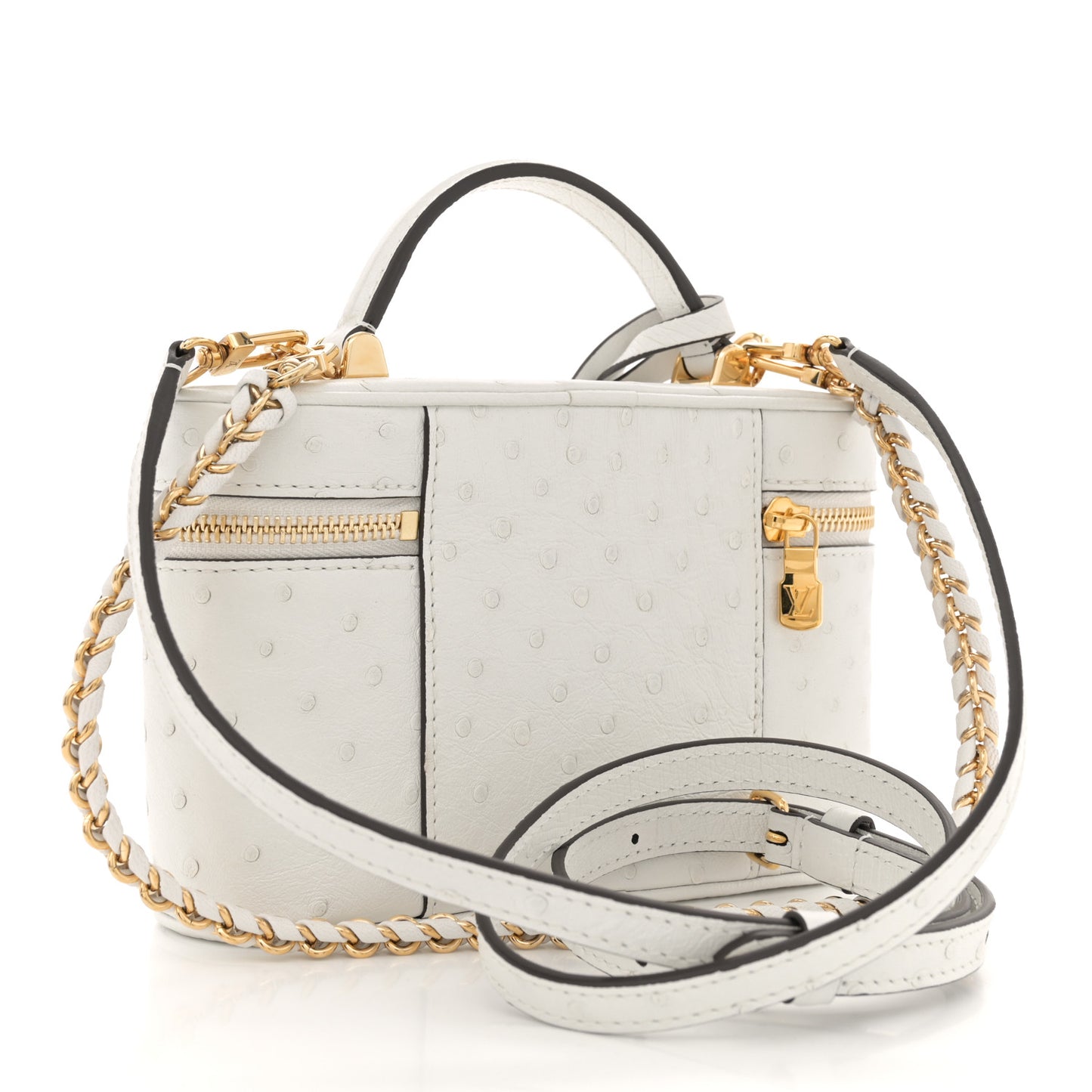 Ostrich Vanity Chain Pouch