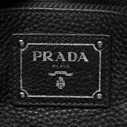 Prada Vitello Daino Tote Dark Grey 6 of 12