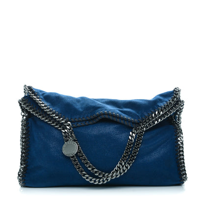 Stella McCartney Shaggy Deer Falabella Fold Over Tote Blue 1 of 7