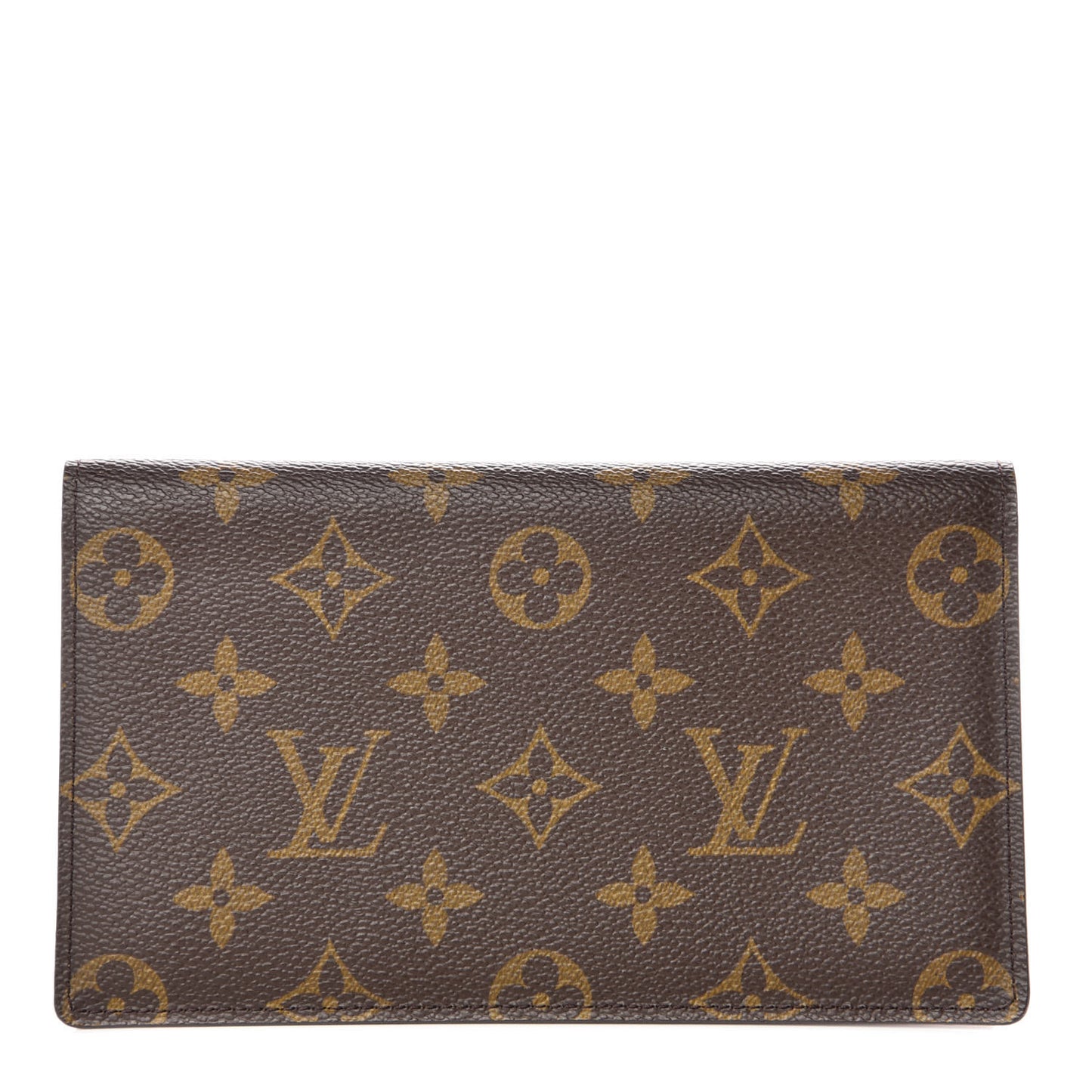 Monogram Checkbook Cover Wallet