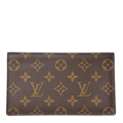 Louis Vuitton Monogram Checkbook Cover Wallet 1 of 7
