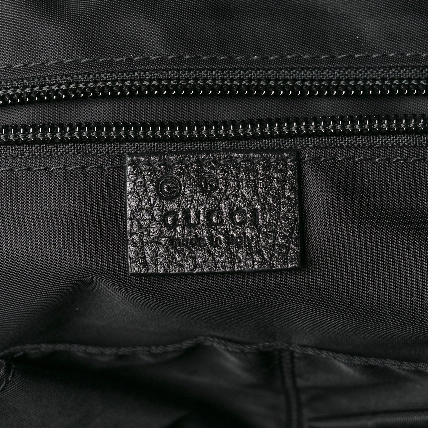 Nylon Monogram Medium Light Double Buckle Backpack Black
