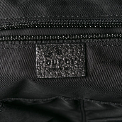 Gucci Nylon Monogram Medium Light Double Buckle Backpack Black 7 of 14