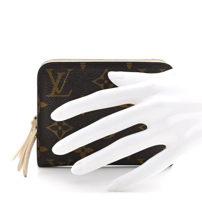 Louis Vuitton Monogram Insolite Coin Purse Wallet White 2 of 10