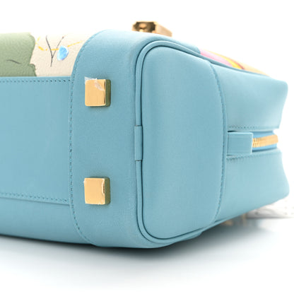 Loewe X HOWLS MOVING CASTLE Calfskin Amazona 23 Blue Multicolor 9 of 9