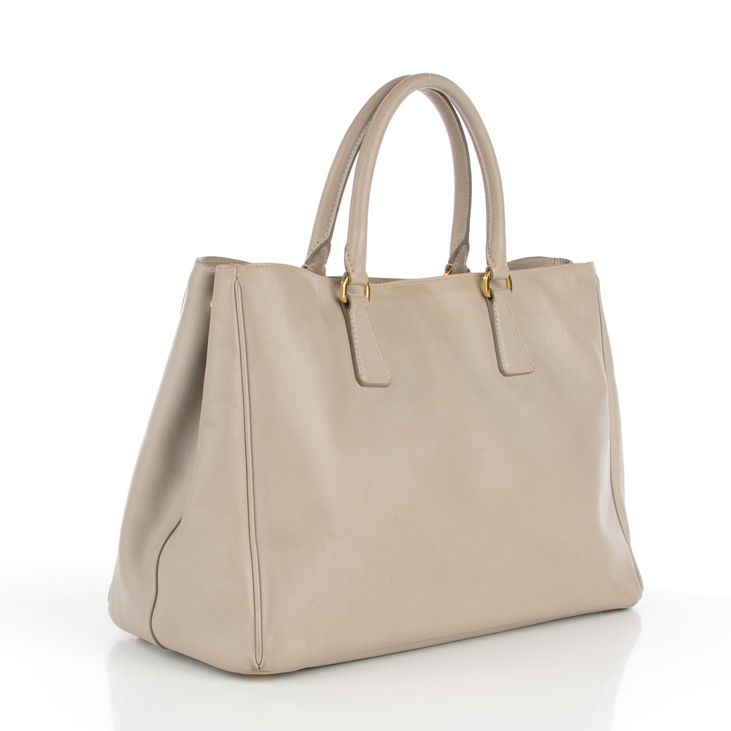 Saffiano Lux Medium Tote Pomice