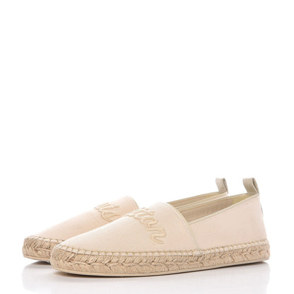 Louis Vuitton Canvas Waterfall Espadrille Flats 39.5 Ecru 3 of 12