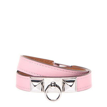 Hermes Swift Rivale Double Tour Bracelet S Rose Sakura 1 of 7