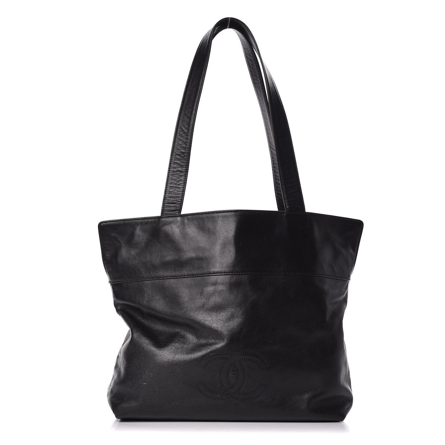 Lambskin CC Tote Black