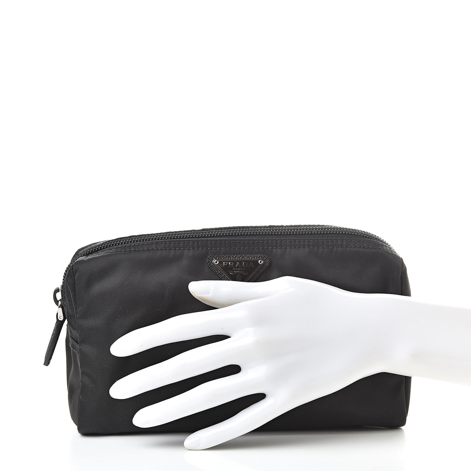 Prada Nylon Tessuto Cosmetic Pouch Black 2 of 6