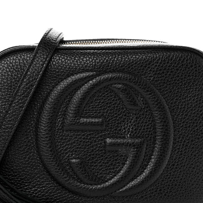Gucci Pebbled Calfskin Small Soho Disco Bag Black 8 of 11