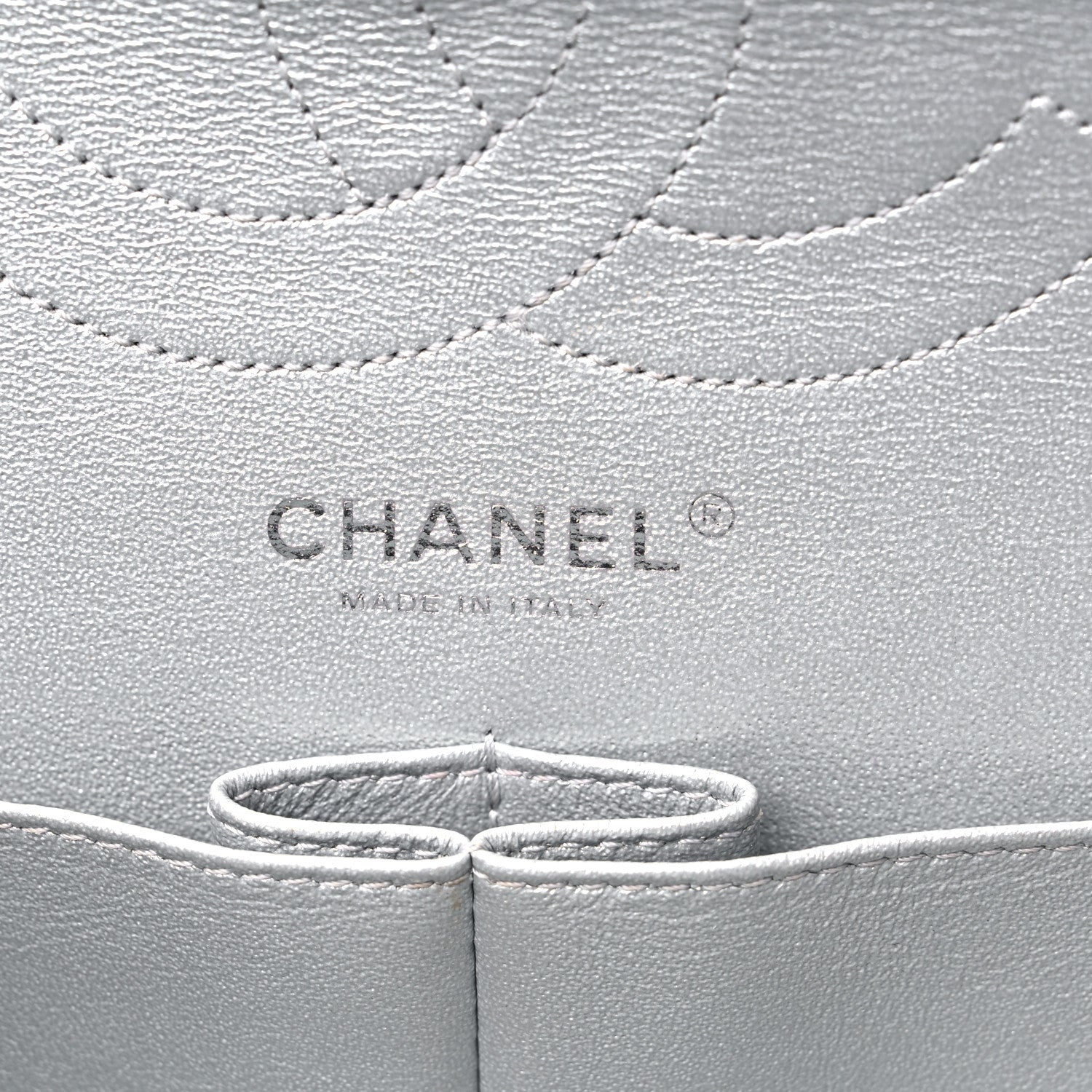 Chanel Metallic Aged Calfskin Quilted 2.55 Reissue 226 Flap Silver 6 of 9
