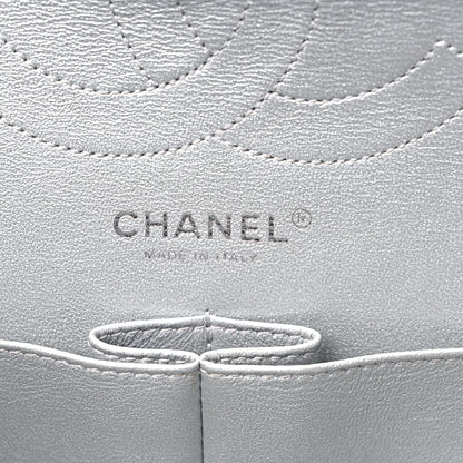 Chanel Metallic Aged Calfskin Quilted 2.55 Reissue 226 Flap Silver 6 of 9