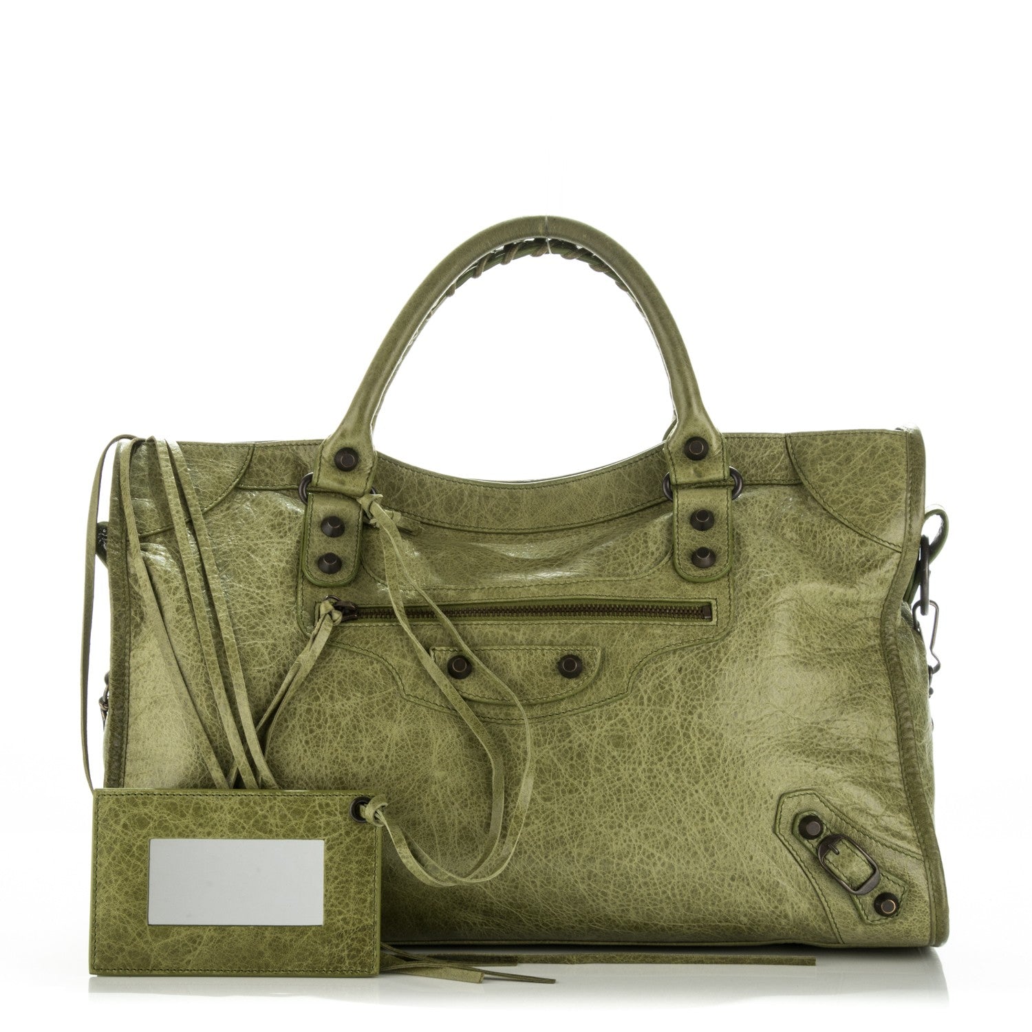 Balenciaga Agneau Classic Hardware City Light Olive 1 of 8